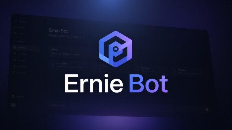 Baidu Ernie AI platform overview featuring official logo, data residency badges, and pricing metrics.