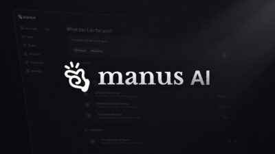 Manus AI logo and brand interface banner for Chinese AI tools review